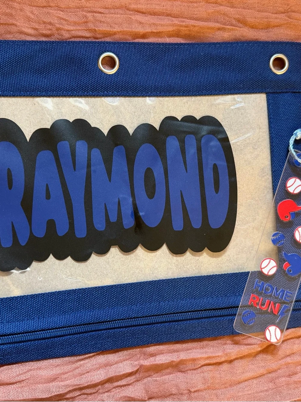 Custom Notebook Pencil Pouch and Bookmark - Personalized Back to School Supplies